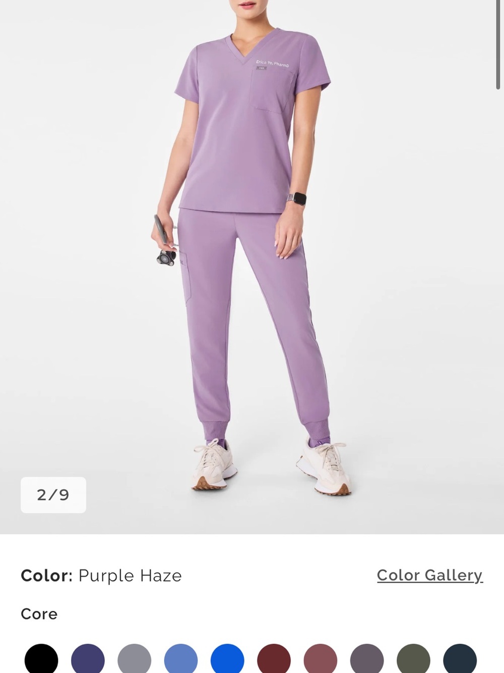 Figs Purple Haze Women's Jogger Scrub Pants
